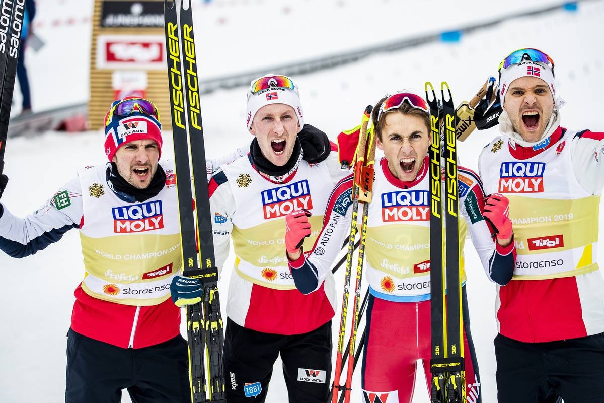 Combinata Nordica Mondiali Alla Norvegia La Team Event