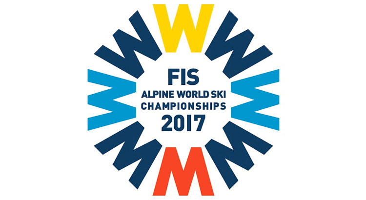 Logo dei Mondiali di sci alpino 2017 a St. Moritz 2017 della FIS