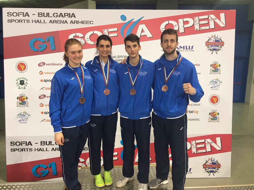 I medagliati azzurri al Sofia Open G1 2017 in Bulgaria, quattro bronzi per la Fita - federazione italiana taekwondo