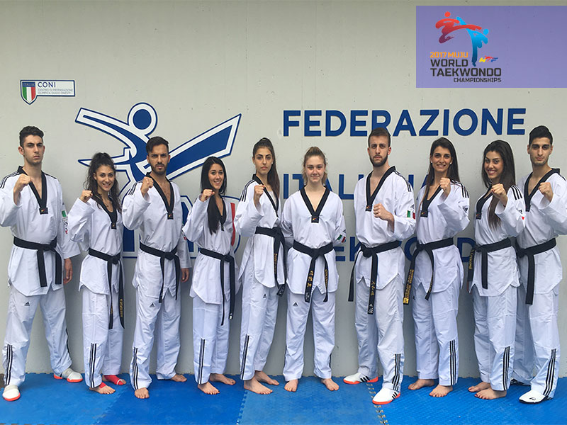 taekwondo mondiali 2017 muju nazionale italiana in gara in corea del sud