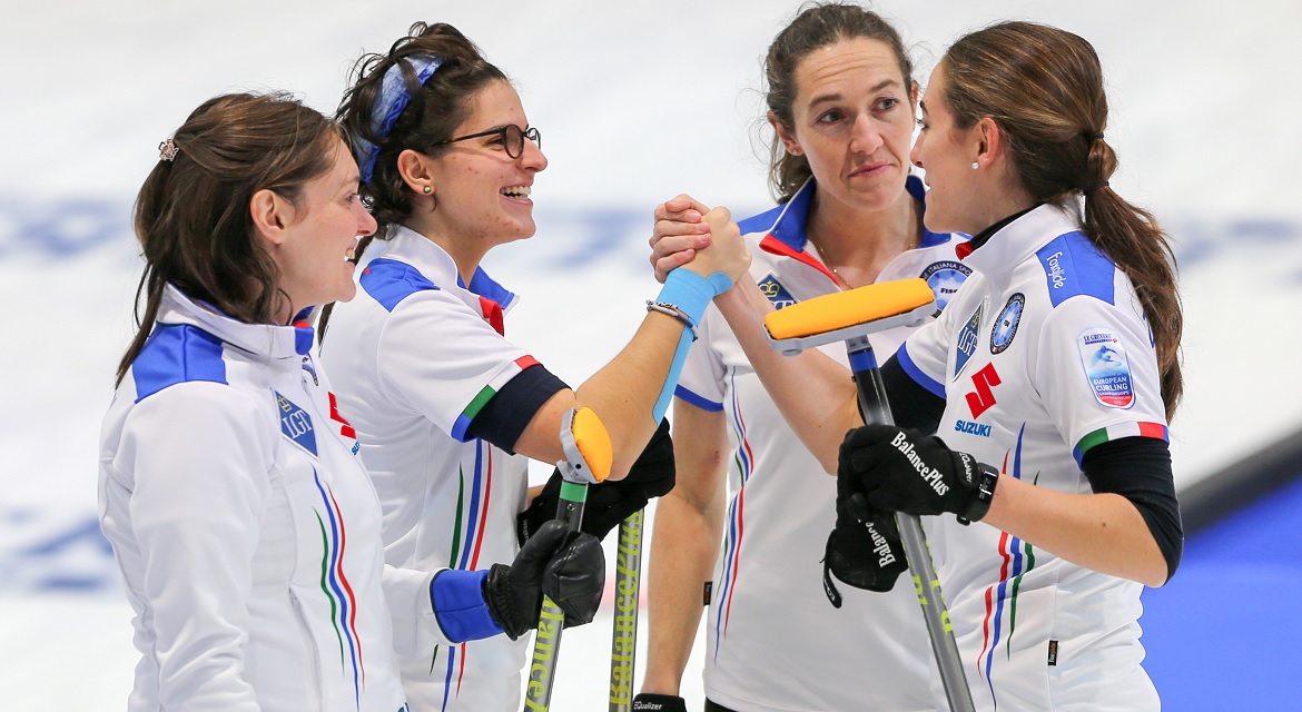 Nazionale italiana curling femminile (credits: Fisg.it)