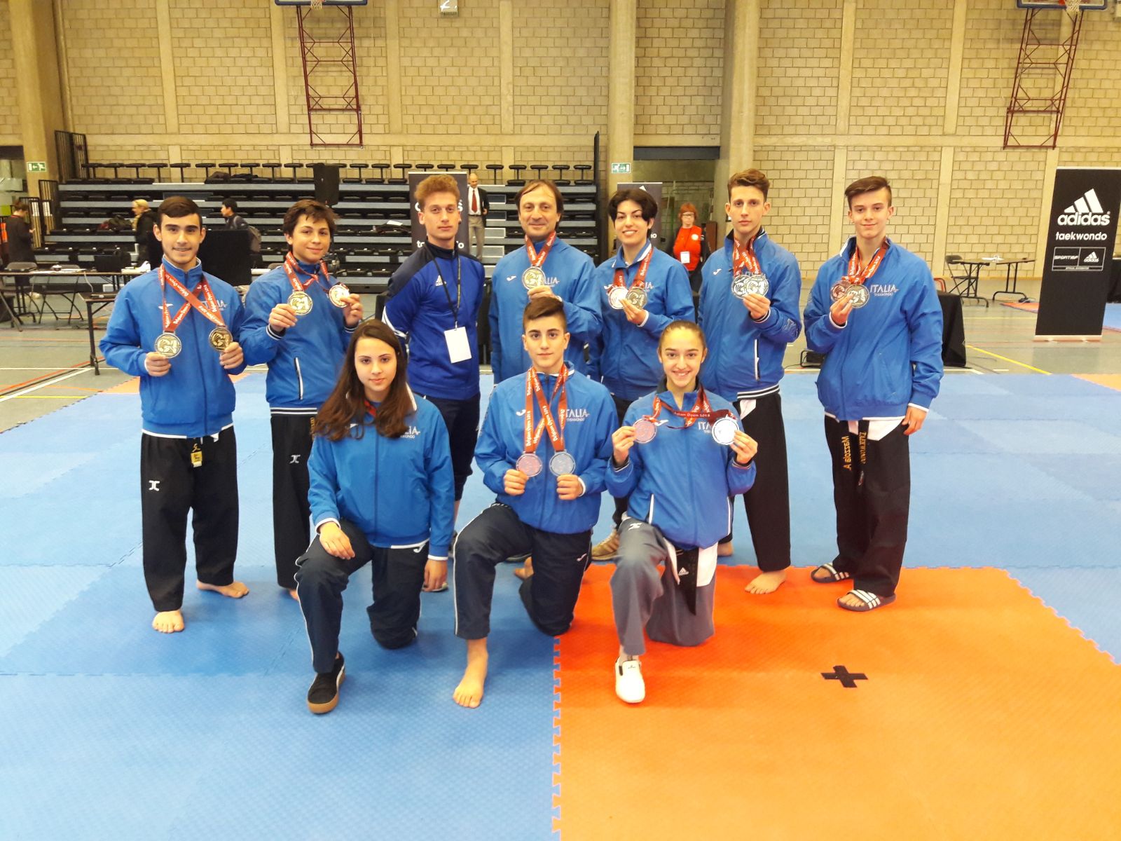 taekwondo belgian open 2018 italia medaglie forme nazionale italiana