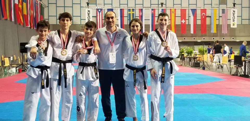 taekwondo austrian open 2018 medaglie junior italia cadetti italy innsbruck