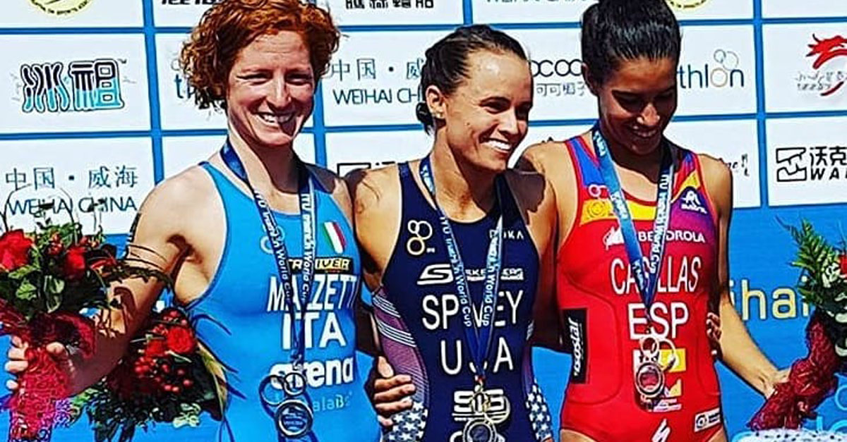 triathlon coppa del mondo 2018 weihai anna maria mazzetti argento italia italy world triathlon cup 2018 silver cina china