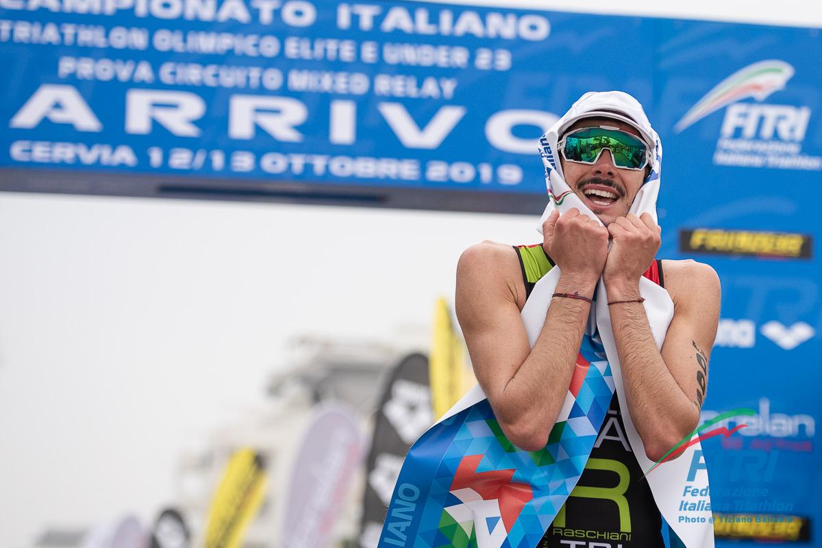 triathlon olimpico campionato italiano 2019 michele sarzilla italia italy cervia ilaria zane senior ; Nicola Azzano e Alessandra Tamburri under 23 titoli nazionali