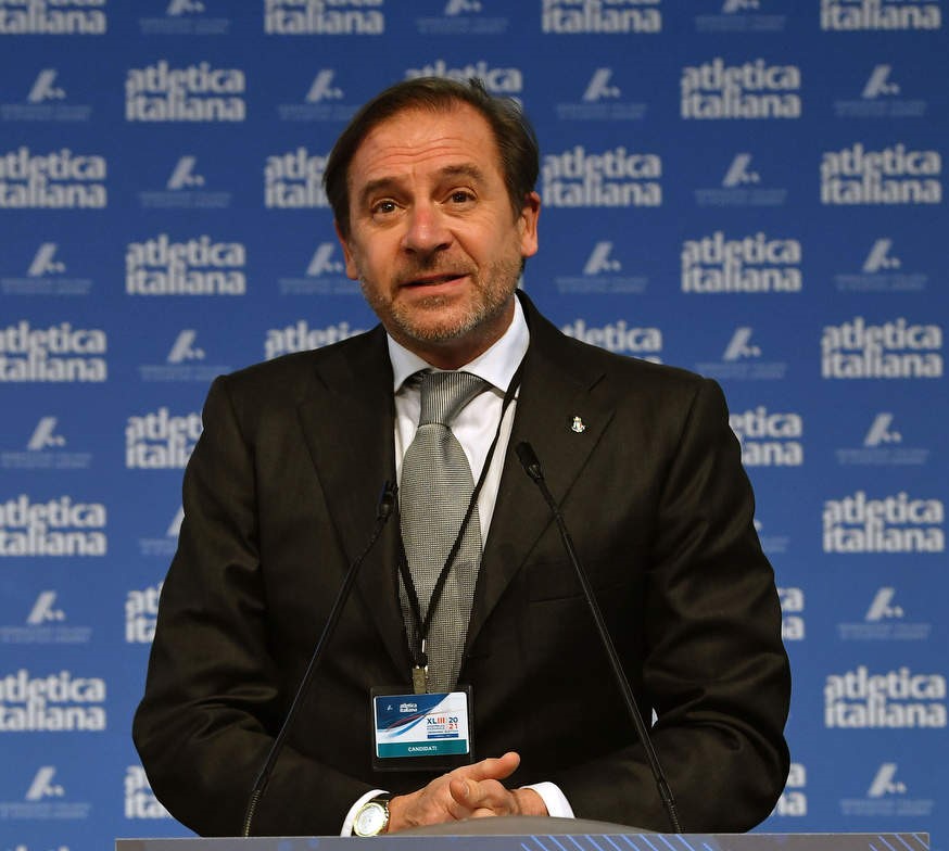 atletica stefano mei presidente fidal 2021-2024 italia federazione italiana atletica leggera athletics president