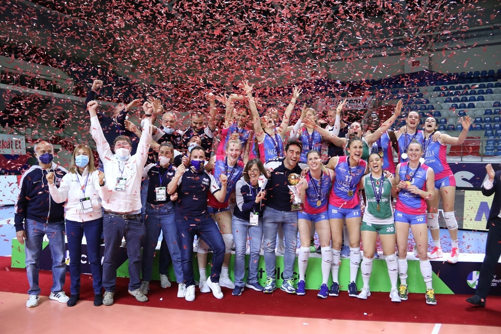 Volley Femminile, Finale CEV Cup: Monza batte il Galatasaray e alza la Coppa FONTE: www.facebook.com/verovolley/