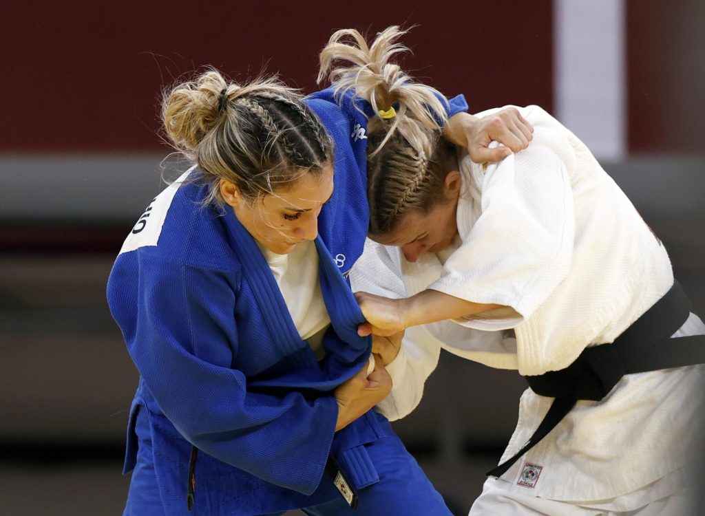 Maria Centracchio in azione durante le Olimpiadi di Tokyo 2020