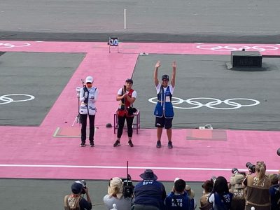 olimpiadi tiro a volo diana bacosi argento tokyo 2020 silver medal italia italy olympics skeet shooting