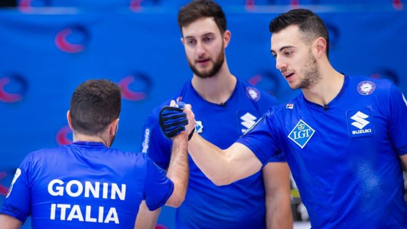 La squadra azzurra agli Europei 2021 di curling
