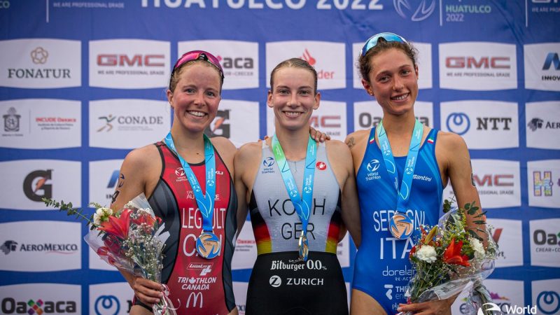 triathlon coppa del mondo 2022 huatulco bianca seregni terza podio third place italia italy world cup messico mexico
