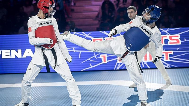 taekwondo grand prix manchester 2022 antonino bossolo argento silver italia italy parataekwondo taekwondo paralimpico paralympics categoria K44 -63kg