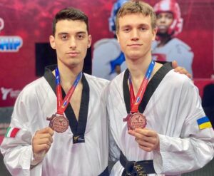 taekwondo president's cup e fujairah open 2023 istanbul antonio gerrone oleksandr chumachenko bronzo bronze categoria -80 kg e -74 kg maschile istanbul