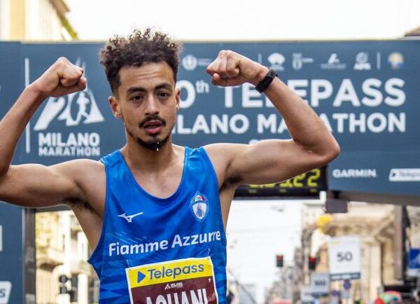 atletica iliass aouani record italiano maratona italia italy atletica leggera athletics marathon italian national record barcellona 2023 primato nazionale