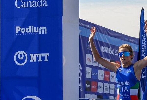 paratriathlon tarantello migliore paratriatleta europea francesca tarantello 2023 triathlon paralimpico paralympics best european paratriathleth italia italy fitri
