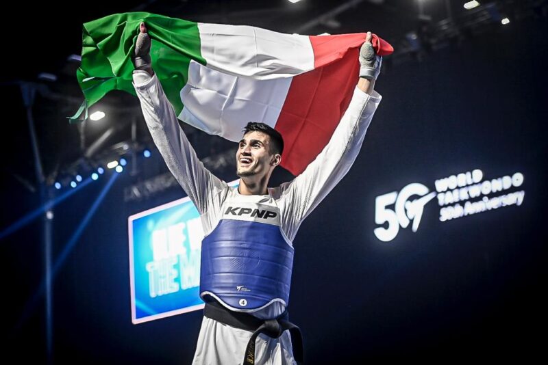 Taekwondo Mondiali 2023 Simone Alessio Campione Azzurri Di Gloria