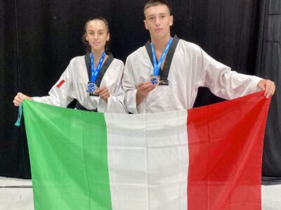 taekwondo europei junior 2023 adele del vecchio matteo de angelis italia italy argento bronzo european championships tallin