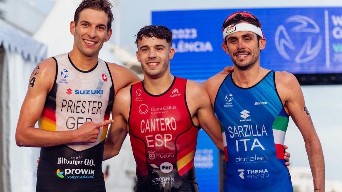 triathlon coppa del mondo 2023 valencia michele sarzilla bronzo italia italy world cup bronze