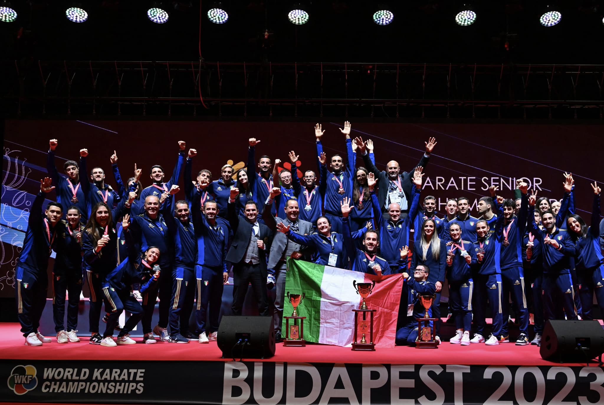 Karate Mondiali Budapest l'Italia chiude con dieci medaglie ADG