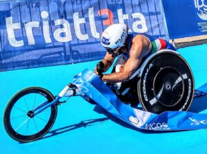 paratriathlon coppa del mondo 2023 alhambra giovanni achenza primo italia italy triathlon paralimpico paralympics world cup portogallo 