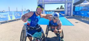 paratriathlon coppa del mondo 2023 taranto e malaga giuseppe romele giovanni achenza italia italy triathlon paralimpico paralympics 