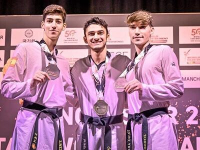 taekwondo world grand prix final 2023 manchester vito dell'aquila oro italia italy gold categoria -58 kg uomini