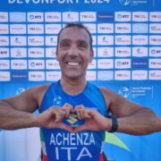 paratriathlon coppa del mondo 2024 devonport giovanni achenza oro gold italia italy triathlon paralimpico paralympics world cup tasmania