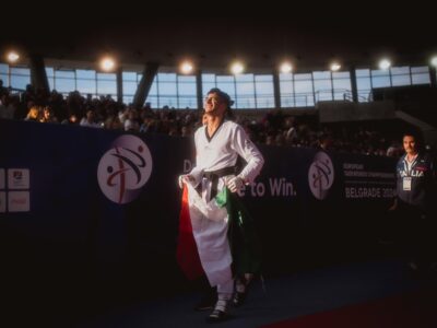 taekwondo europei 2024 belgrado vito dell'aquila oro italia italy gold categoria -58 kg european championships 2024 first place