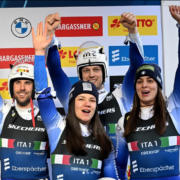 slittino coppa del mondo 2025 oberhof staffetta mista doppio terzo posto italia ivan nagler fabian malleier andrea voetter mario oberhofer luge world cup 2024 2025